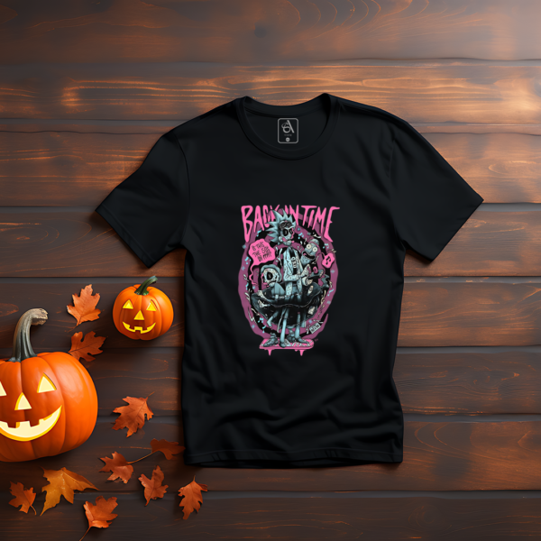 Back in time printed t-shirt