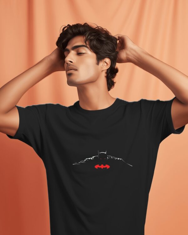 Batman theme printed t-shirt