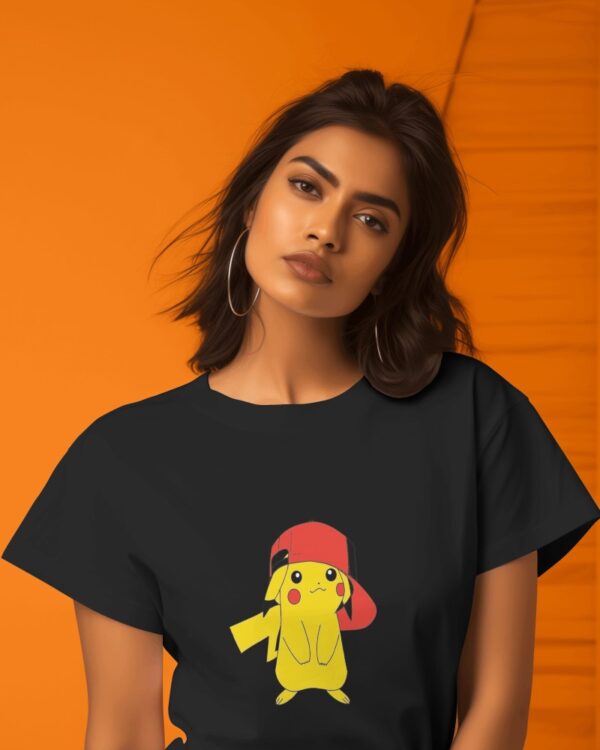 Pikachu cartoon printed t-shirt
