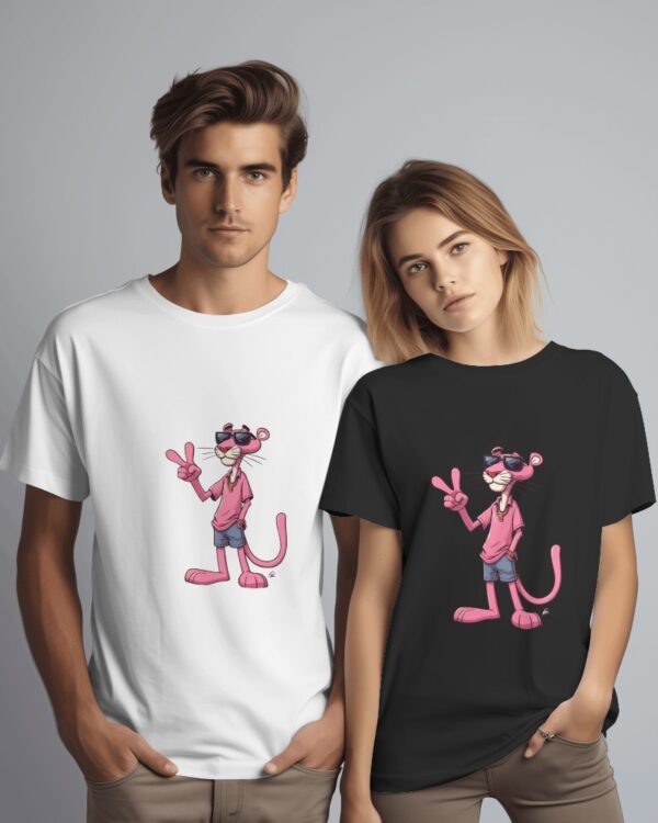 Pink panther printed t-shirt