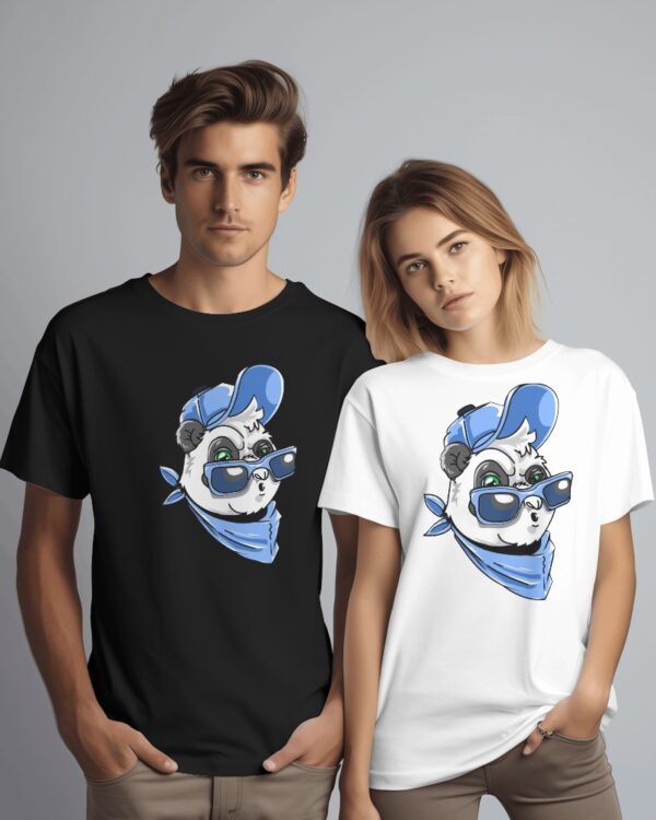 Stylish panda printed t-shirt