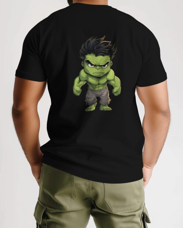 Hulk cartoon character printed t-shirt