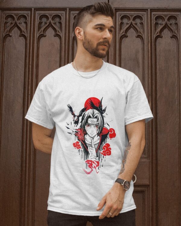 Male anime character printed t-shirt