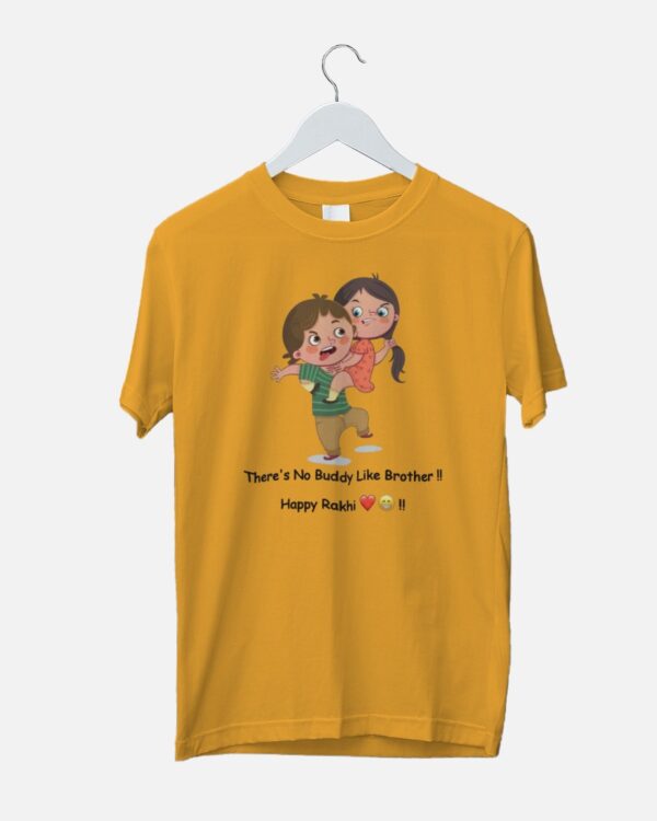 There is no buddy like brother printed t-shirt