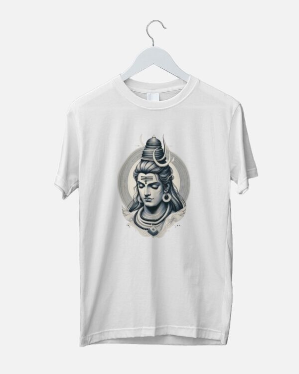 Lord Shiva face printed t-shirt