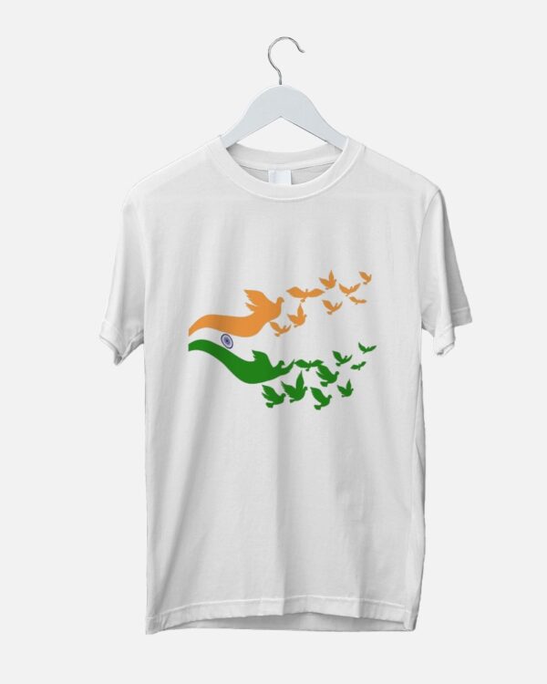Indian flag theme based printed t-shirt