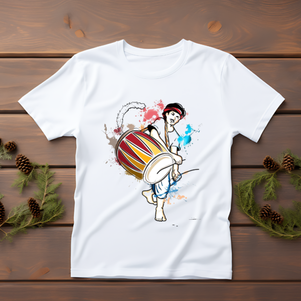 Dhaki graphics printed t-shirt