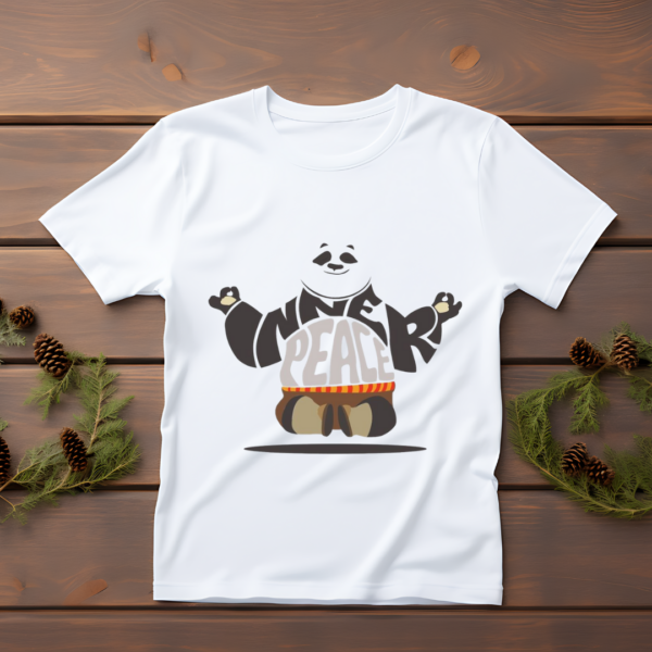Inner Peace Typography Art Printed T-Shirt