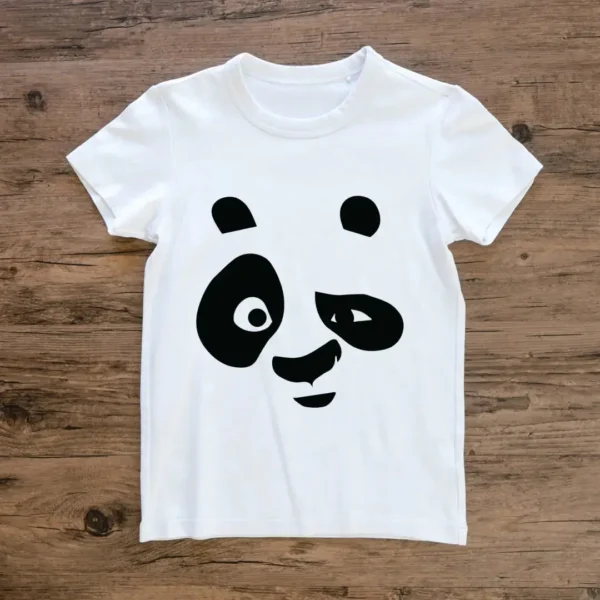 Panda Face Printed T-Shirt