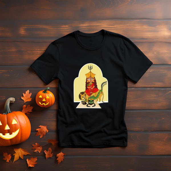 Durga art printed t-shirt