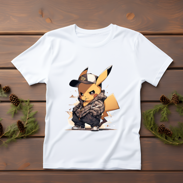 Stylish Pikachu Printed T-Shirt