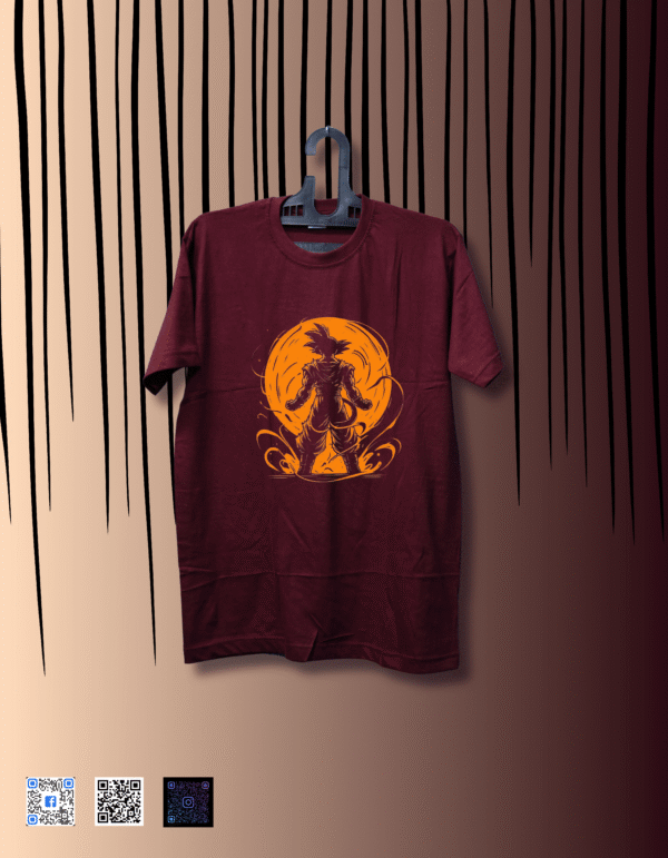 Goku Anime Character Printed T-Shirt