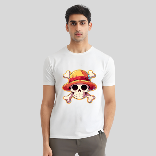 Skull head graphics printed t-shirt