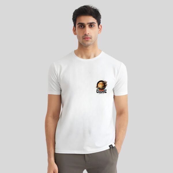 Cosmic graphics printed t-shirt