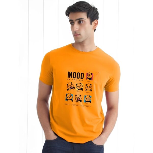 Mood in a week printed t-shirt