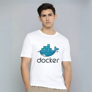 Docker logo printed t-shirt