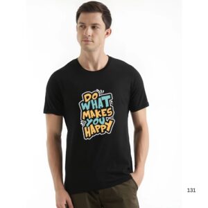 Do what makes you happy printed t-shirt